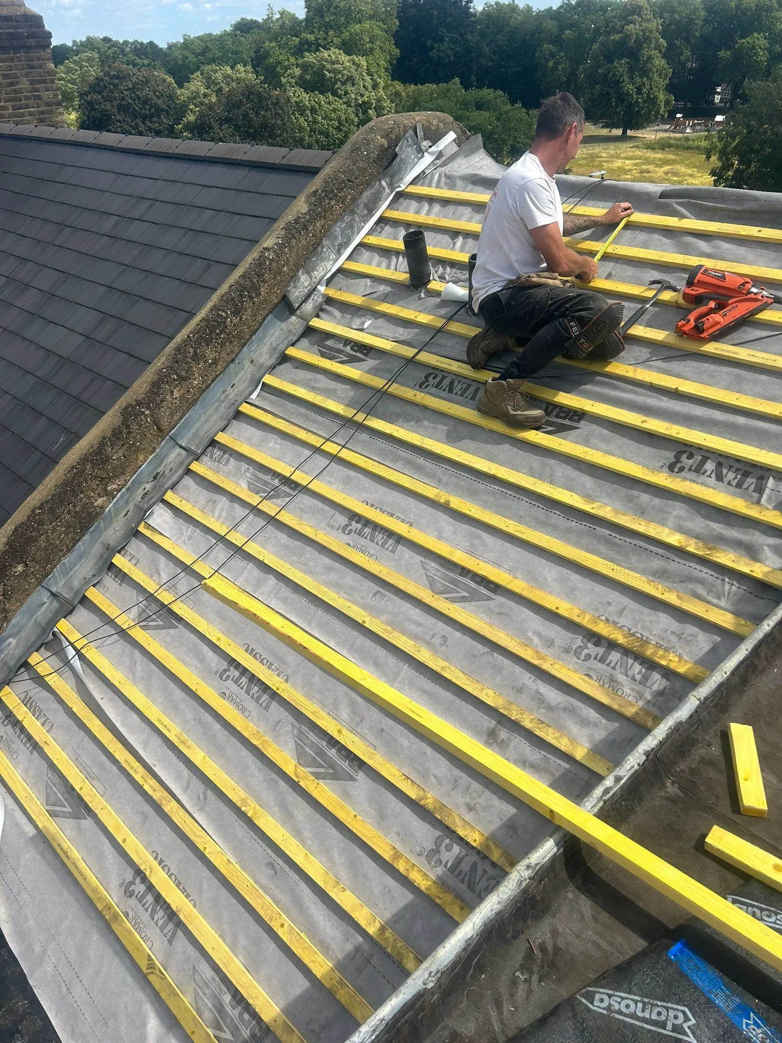 New-build roofing defect repair